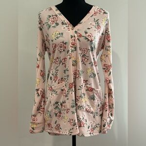 New Agnes&Dora S “Essential Cardigan” Floral Pink w Pockets 529
